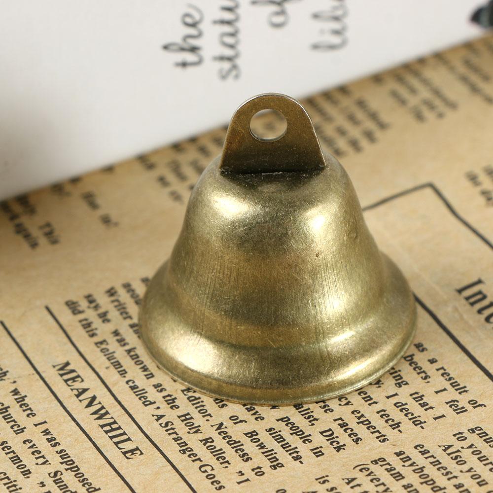 10 шт. 38 мм золотые колокольчики звенящие рождественские праздничные украшения для вечеринок своими руками изготовление колокольчиков ветра медные колокольчики рождественская елка новогодний декор