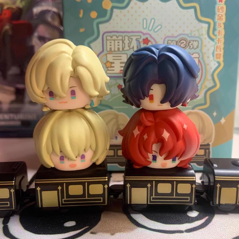 Mihoyo Honkai Star Rail Q-версия Штабелируемая Фигурка 2-я Серия Сюрприз-Бокс Аниме Коллекционная Украшение Декор Подарок Для Аниме-Фанатов
