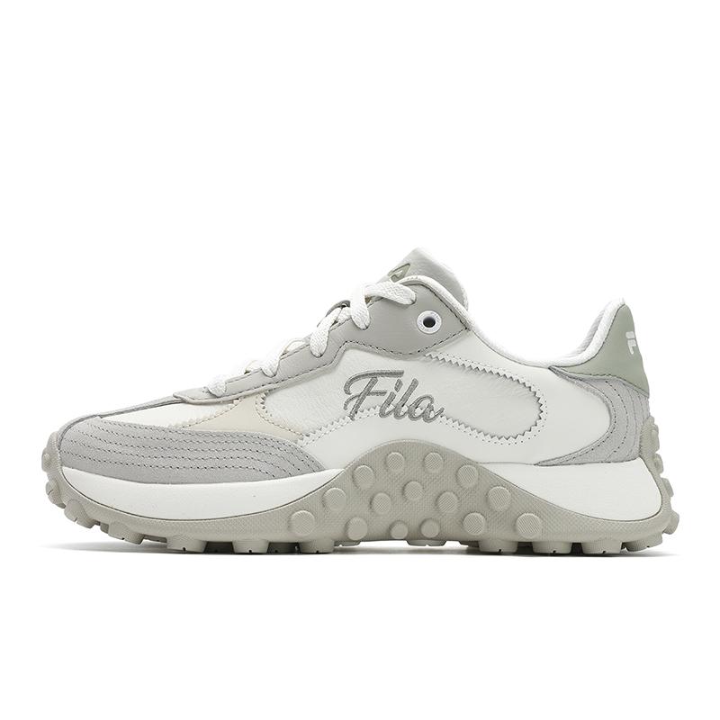 Fila Topping Modern Series Versatile Casual Trendy Fashion Personality Shock Absorption Durable Low-Top Skate Shoes Women Sneaker F12W513207FSP