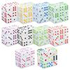 Six Sided Game Dice Set- Square Corner 16mm D6 with Standard Dots Dice for Board Games and Teaching Math