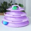 Новые 3/4 уровня, игрушечная башня для кошек, треки, игрушки для кошек, интерактивная тренировка интеллекта кошек, развлекательная тарелка, башня, товары для животных, туннель для кошек