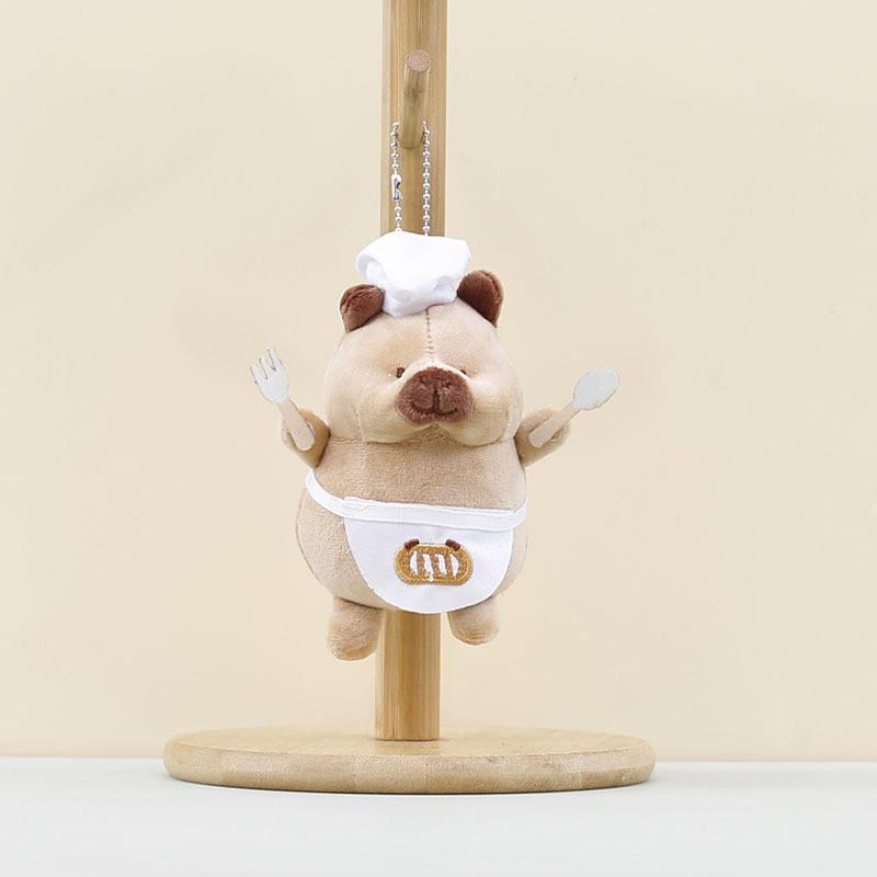 Милая плюшевая игрушка капибара для декора детской комнаты с мягким наполнителем из полипропиленового хлопка