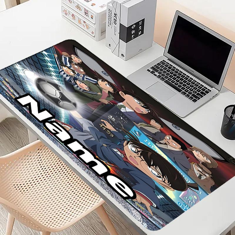 Custom Name Personalized Anime Pattern Mousepad, Laptop PC Desk Mat, Decorative Desk Mat for Home Keyboard Pad Gift