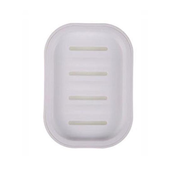 Bathroom Plastic Double Layers Draining Soap Case Holder Toilet Shower Dish