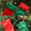 Simple Christmas Socks Red & Green Christmas Stockings Navidad Candy Gift Bags  Festive Xmas Tree