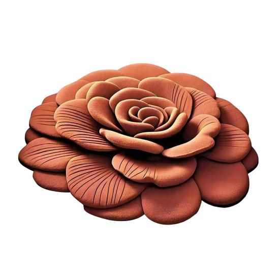 Yousheng Цветочный коврик для пола Нескользящий Впитывающий коврик для ванной 3D Реалистичный цветочный узор Коврик для пола для прихожей Гостиной Ванной Кухни