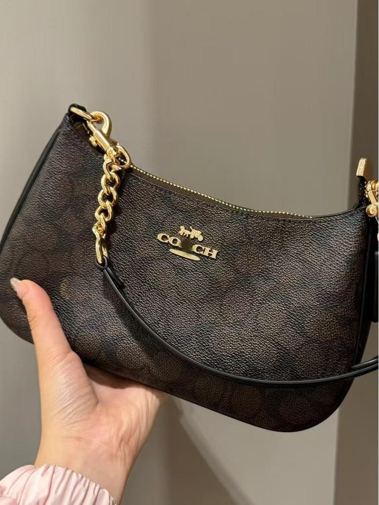 Женская классическая сумка-подмышка Koujia Teri: Универсальная однолямочная сумка-кроссбоди для повседневного и модного ношения на работу.