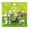 DESIGNPHIL MIDORI Mini Dog Pattern 49887006 Magnets, 6-Pack, B,