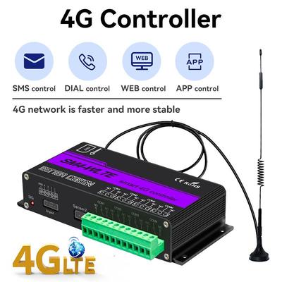 4G Четырехканальный Мобильный Контроль Температуры и Влажности Аварийная Сигнализация с Удаленными SMS Оповещениями через Приложение/Веб - Версия для ЕС