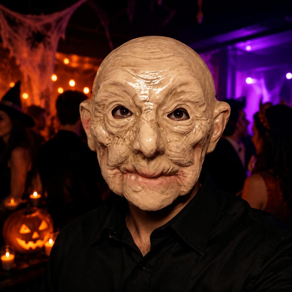 Spooky Halloween Scary Mask Realistic Full Face Mask Terrifying Cosplay Mask Haunted House