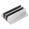 Laptop Holder Vertical 2 Slots Aluminum Alloy Adjustable Laptop Stand for Home Office Desktop Tablet Notebook