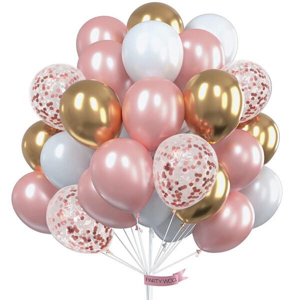 30 шт., металлические латексные шары Globos, конфетти, прозрачные воздушные шары, свадебное украшение, детский душ, декор для свадьбы, дня рождения