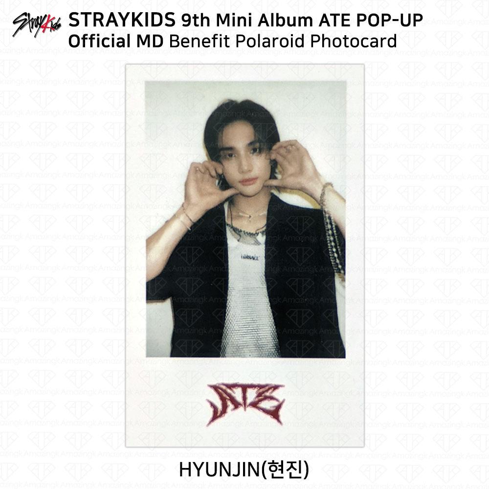 Stray Kids 9th Mini Album ATE POP-UP MD Benefit Polaroid Photocard KPOP K-POP