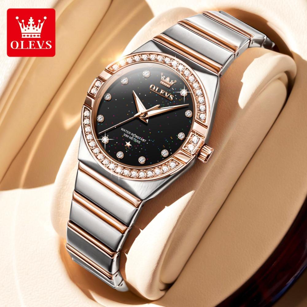 OLEVS Новые лучшие женские часы Fashion Diamond Madrid Watch Высококачественные часы