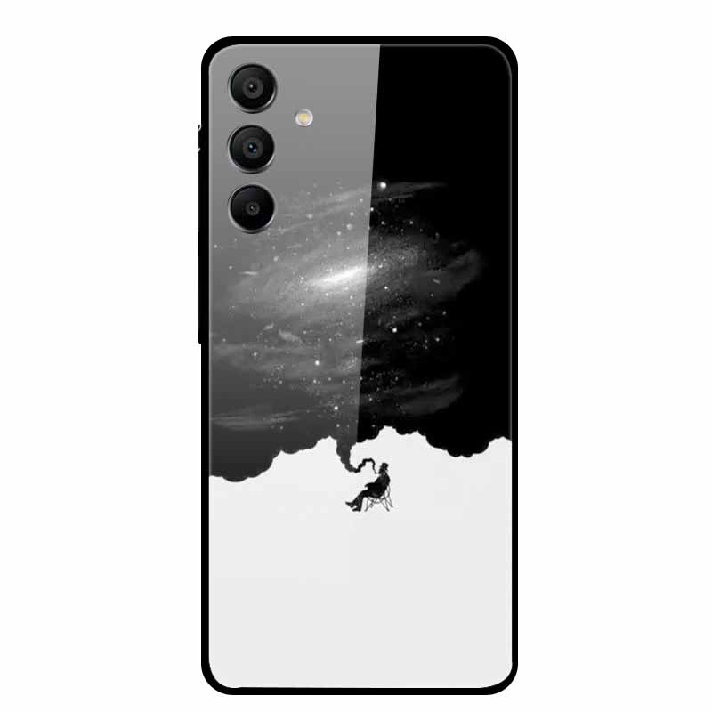 Закаленное Стекло Чехол для Samsung Galaxy A16 5G Задняя Крышка Жесткий Чехол для SamsungA16 Чехол для Телефона Fundas Крутой Защитный Милый Бампер