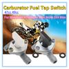 Черный/белый 47cc 49cc карбюраторный топливный кран переключатель для Minimoto ATV Quad Mini Moto Dirt Bike
