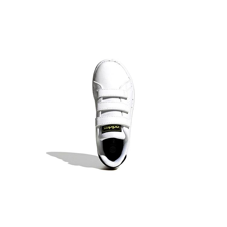 (PS) adidas Advantage Lifestyle Court Hook-and-Loop Shoes 'Cloud White Black' Kids' GW6496