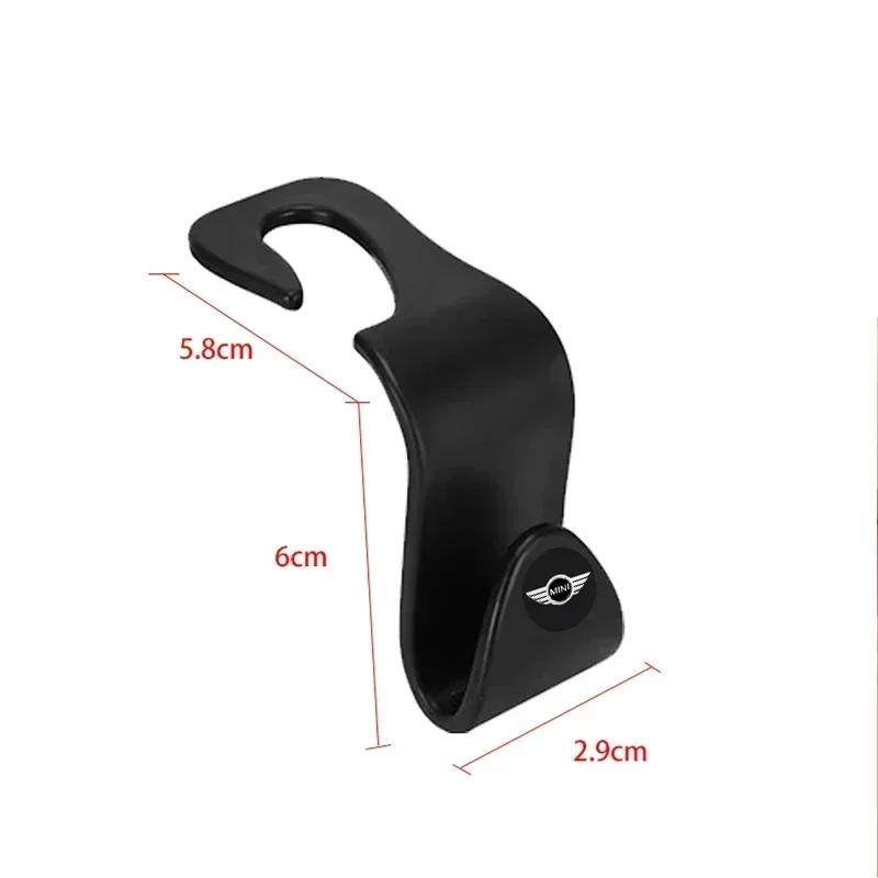 BAIL4 X5 X7 For BMW Car Hook Seat Headrest Organizer Holder Accessories For MINI Cooper One JCW Clubman Countryman R55 R56 F55 F56 R57