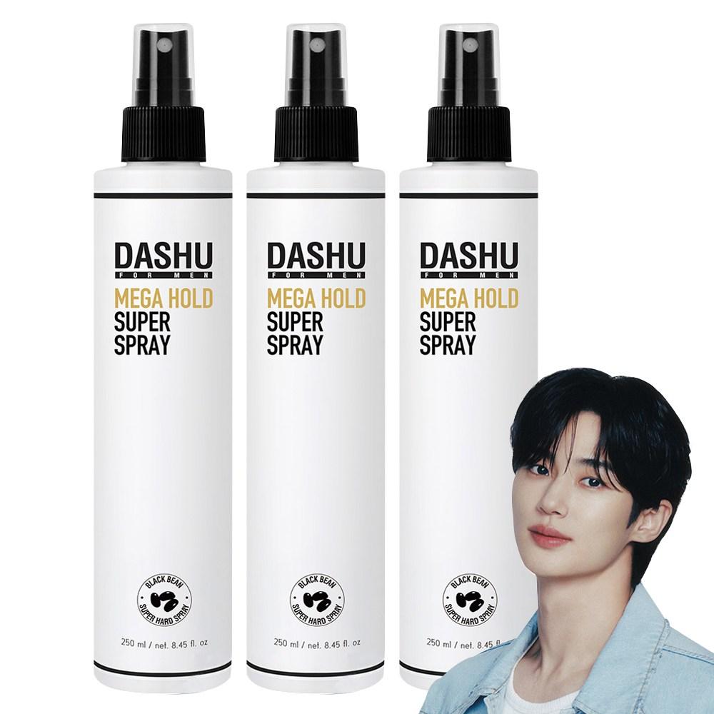 DASHU Спрей для мужчин Premium Mega Hold Super Spray, 250 мл, 3 шт.