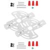 2 комплекта прочная железная монтажная пластина-кронштейн для потолочного светильника, комплект для люстры, подвесного светильника, для наружного и внутреннего использования, гипсокартон