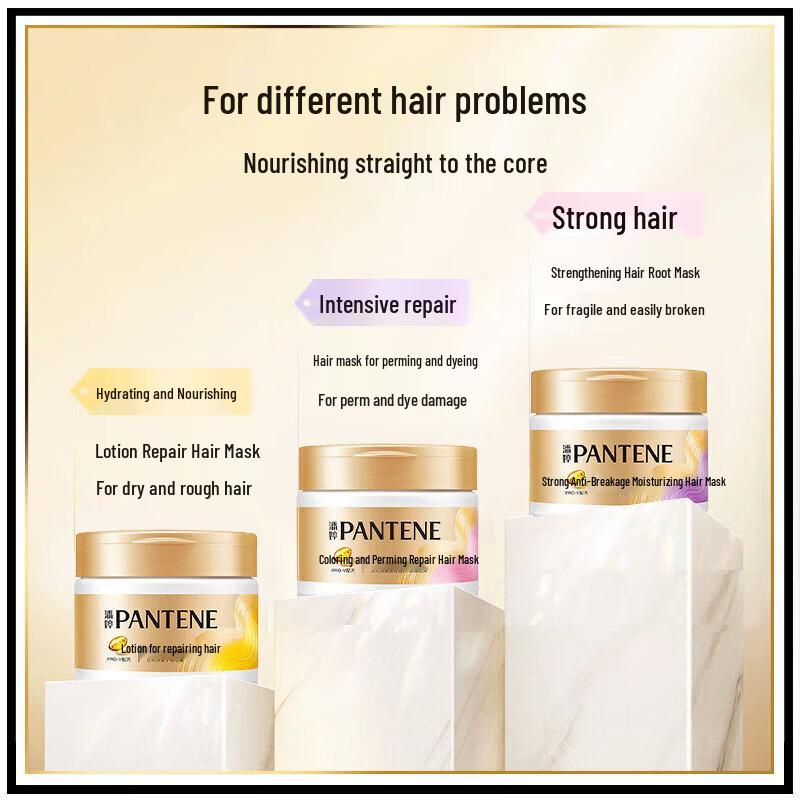 Pantene Strong Root Nourishing Hair Mask 3-Pack