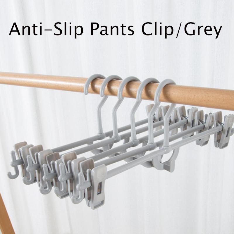Домашняя жизнь Брюки Юбка Брюки Домашнее хранение одежды Модная сушилка с зажимами Tudung Противоскользящая полезная вешалка для хранения одежды Уникальная