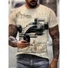Men's T-shirt 3D Printed Round Neck Tshirts Summer Casual Loose Men Quick Drying Breathable Comfortable Tops