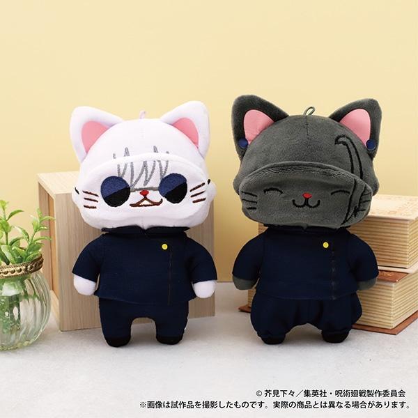 В наличии!! Action MOVIC Jujutsu Kaisen Сезон 2 Рекапы С Плюшевой Игрушкой-Кошкой 15 см Сугуру Гэто Годзё Фусигуро Тодзи Милый Подарок