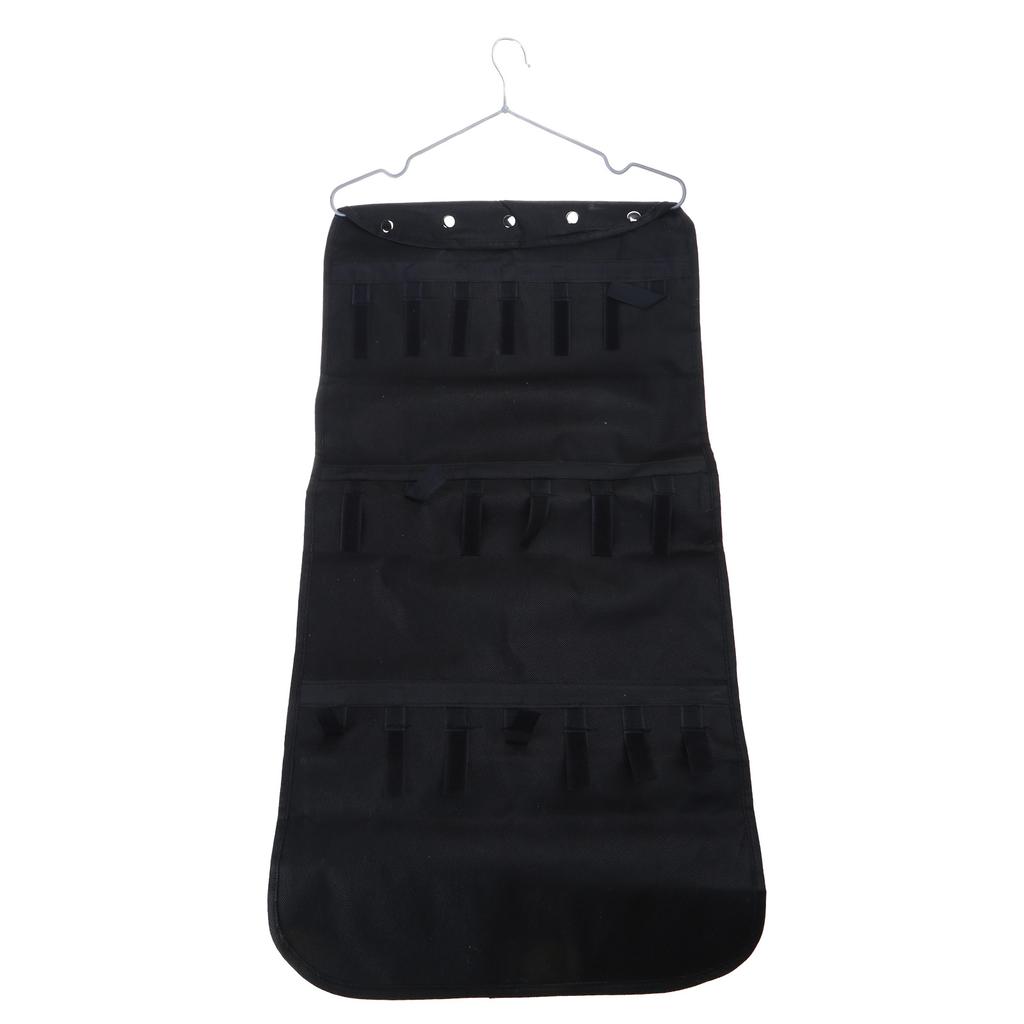 Пылезащитный подвесной органайзер для украшений, двусторонний мешок для хранения украшений для колец, серег, ожерелий, браслетов, прочный