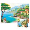Романтическая приморская деревня - пазл из 500 деталей, популярный корейский пазл
