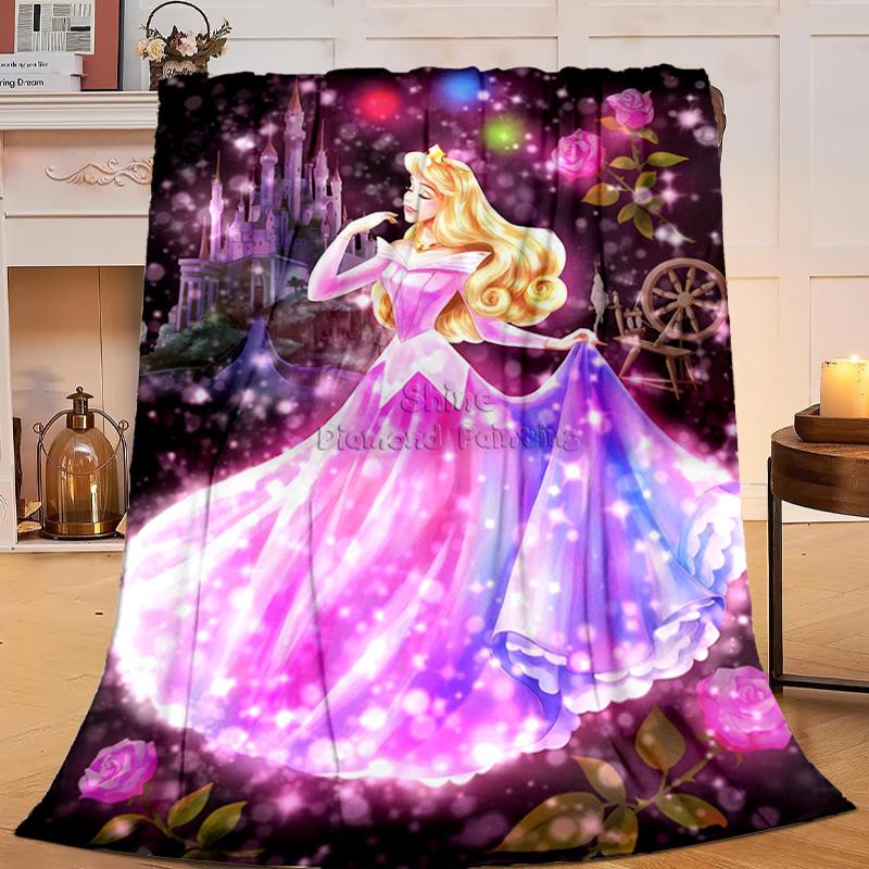 1PC Ice Queen Flannel Blanket Gift, Suitable for Both Men And Women, Soft Ideal for Beds And Sofa, Birthday Or Christmas Gift
