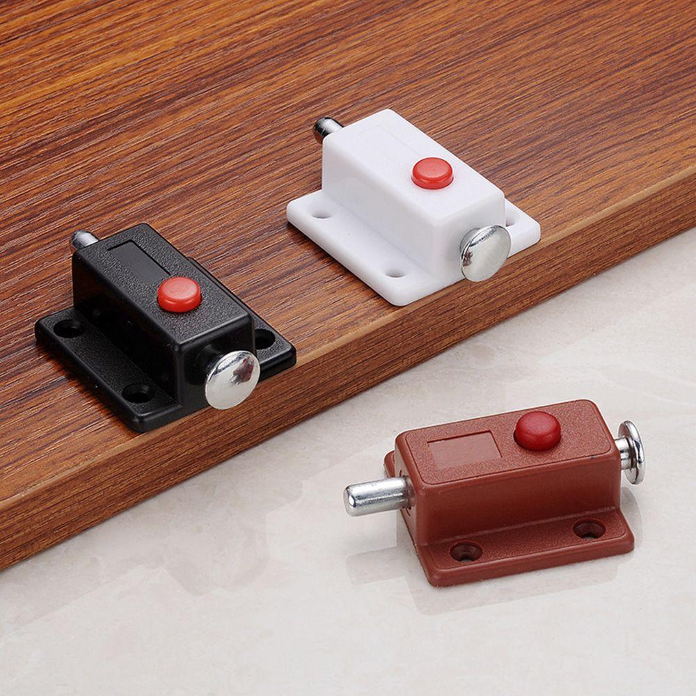 10 шт. пружинная кнопка безопасности для двери шкафа болты для двери шкафа присоска защелка замок сплошная дверная защелка