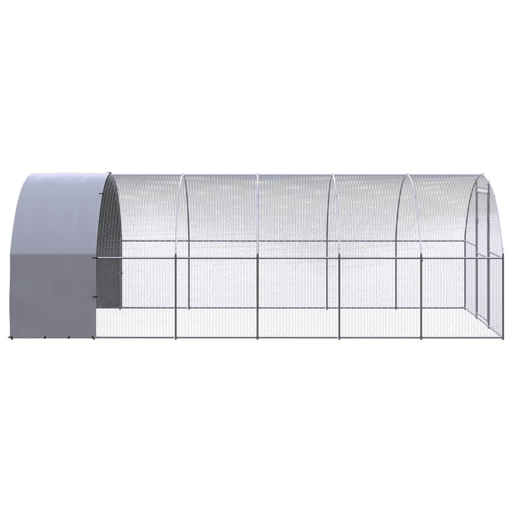Vidaxl Klatka Zewnętrzna Dla Kurcząt, 3X6X2 M, Stal Galwanizowana