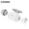 Barrow Water Valve Switch Kit Switch+Plug+Male to Male Fitting Double Inner G1/4 Thread Water Cooler Connector TLQFS-V1