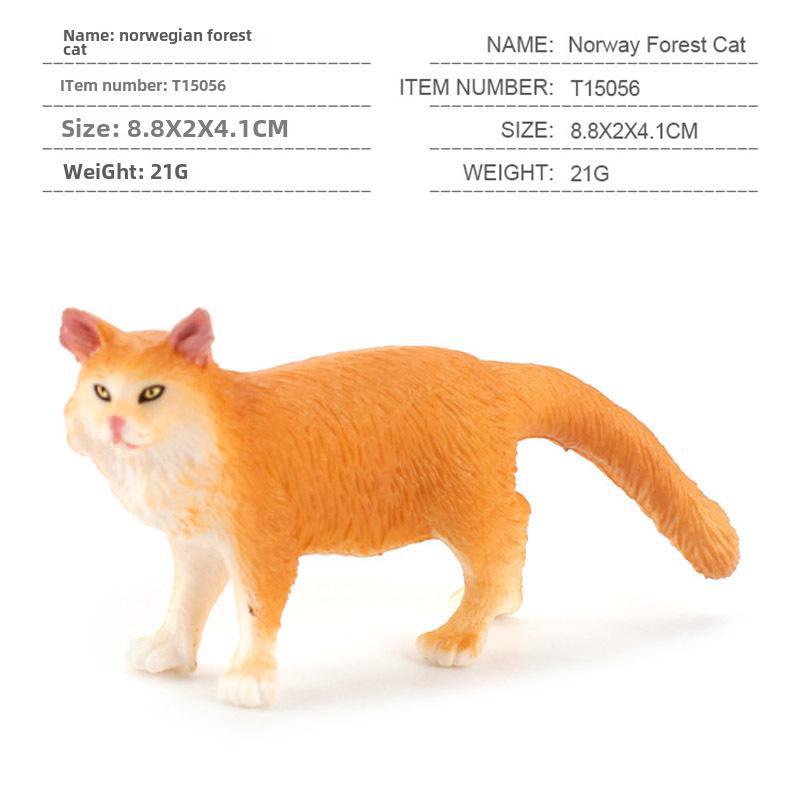 Детский набор игрушек «Черно-белый котенок» — китайские сельские украшения в виде кошечки