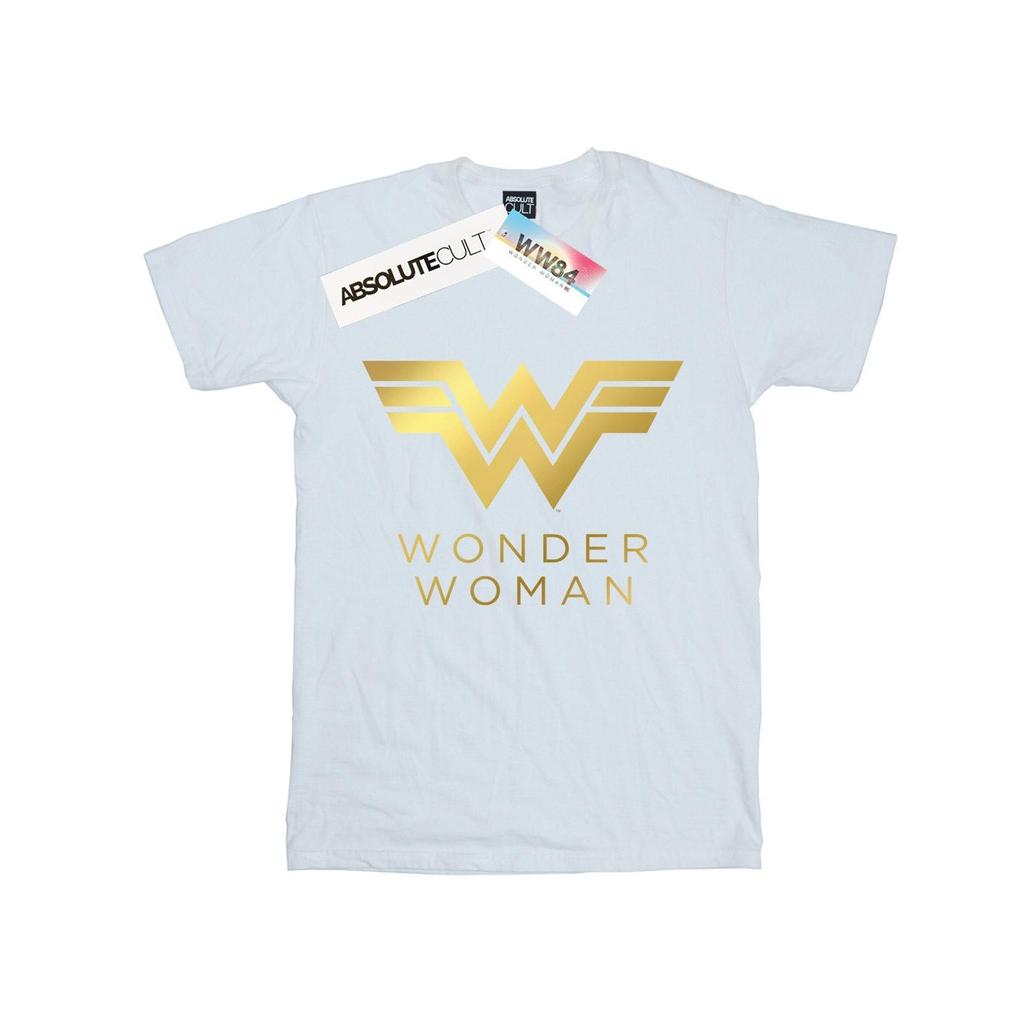 DC Comics Womens/Ladies Wonder Woman 84 Golden Logo Cotton Boyfriend T-Shirt