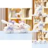 Cute Cartoon Bunny Plush Doll With Pp Cotton Filling For Bag Decor And Collectors