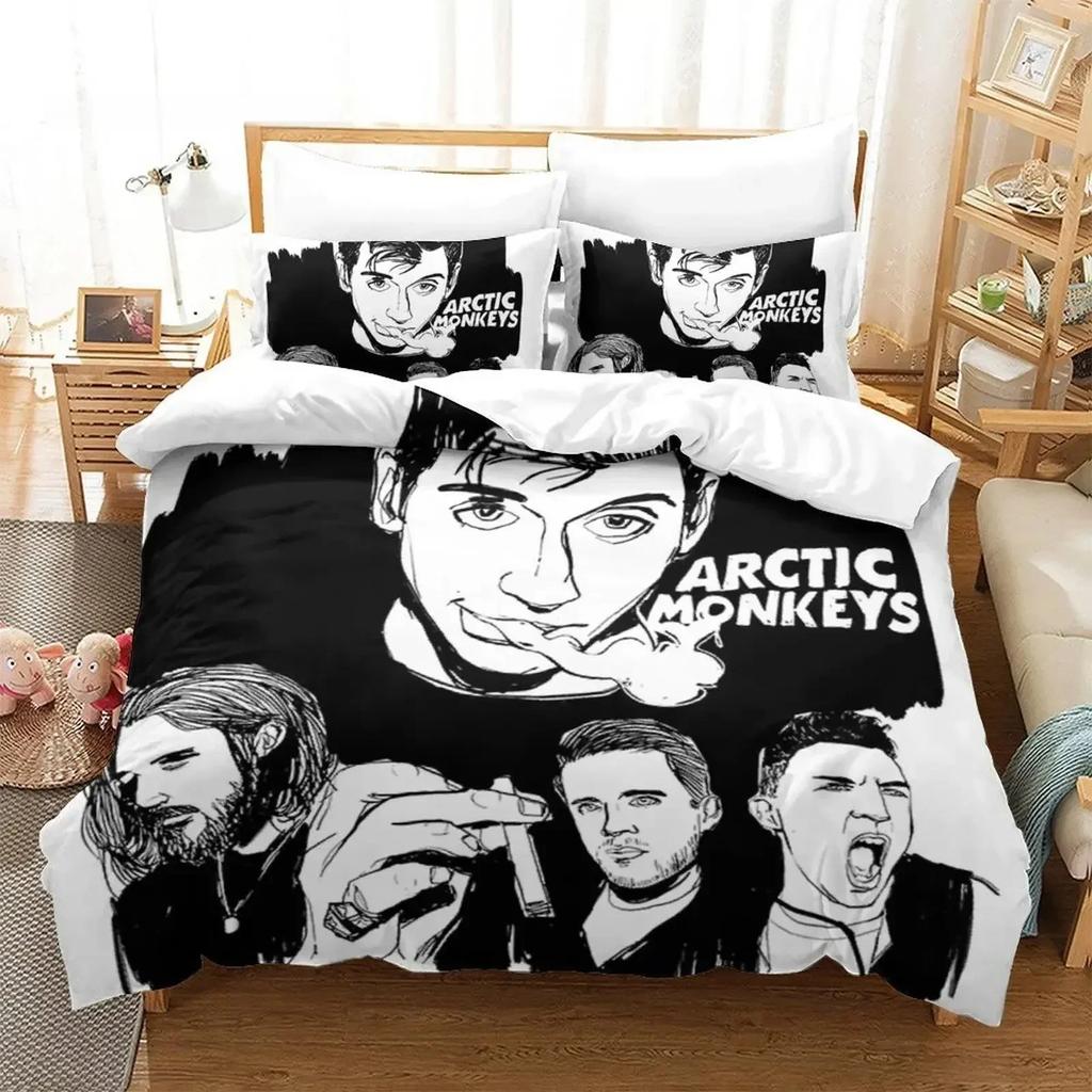 Новый комплект постельного белья Arctic Monkeys Single Twin Full Queen King Size Bed Set Aldult Kid Bedroom Duvet cover Sets 3D Printed Bed Sheet