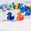100Pcs 3D Printed Mini Duck Figures Realistic Design DIY Craft Mini Duck Figurine Fairy Tale Garden Decoration