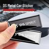Металлический декоративный значок-наклейка для автомобилей DS3, DS4, DS5, DS6, DS7, DS9 - Креативный и персонализированный дизайн
