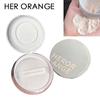 HER ORANGE Прозрачная рассыпчатая пудра, долговечная невидимая для макияжа пор пудра, масло для печенья, водонепроницаемая, устойчивая к поту женская кожа
