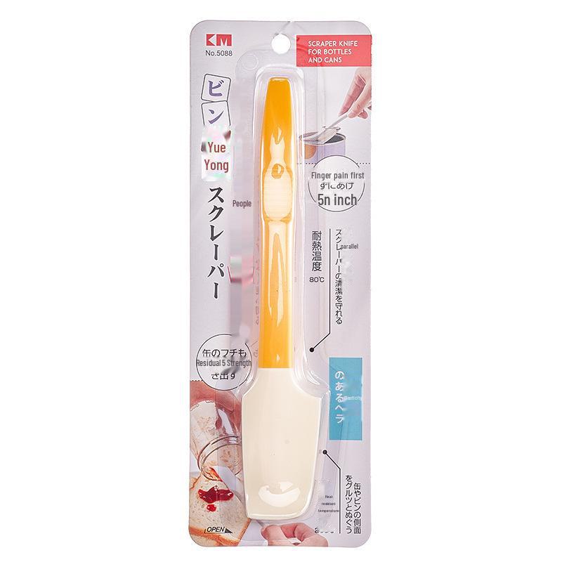 Японская мягкая резиновая антипригарная кухонная щетка и скребок KM.1124