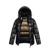 Black Gold Cotton Clothes, Wash Free Fabric, Winter Thick Hooded, High-end Thickened, Cold Resistant Coat, Thick Style