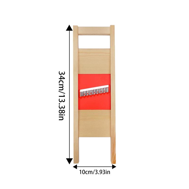 Potato Slicer Wavy Food Mandoline Slicer Stainless Steel Potato French Fry Cutter Slicer Vegetable Slicer Kitchen Chopping