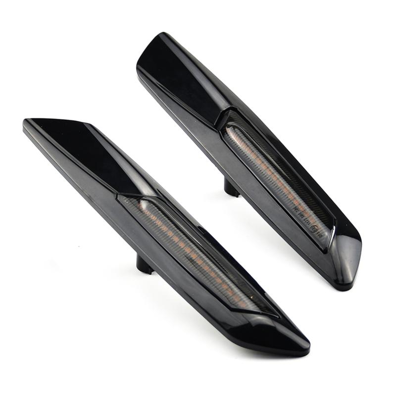 Side Marker Lights Blinker LED Turn Signal Sequential Fender Indicator Lamp For BMW 1 3 5 Series F10 F30 E90 E91 E46 E60 E61