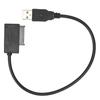 Кабель-адаптер SATA на USB2.0 для жесткого диска, угловая головка, для компьютера, ноутбука, оптического привода