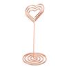 10Pcs Heart Shape Place Card Holder Gold /Rose Gold Name Card Holder  Wedding Party