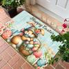 1 шт. Противоусталости Кухонные коврики с принтом Пасхального кролика Водонепроницаемый Нескользящий Толстый Амортизирующий Кухонный коврик Прочный Комфортный Коврик для стояния для Кухни Ванной