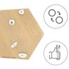 Climbing Wall Cube 1 Wood - White Grips