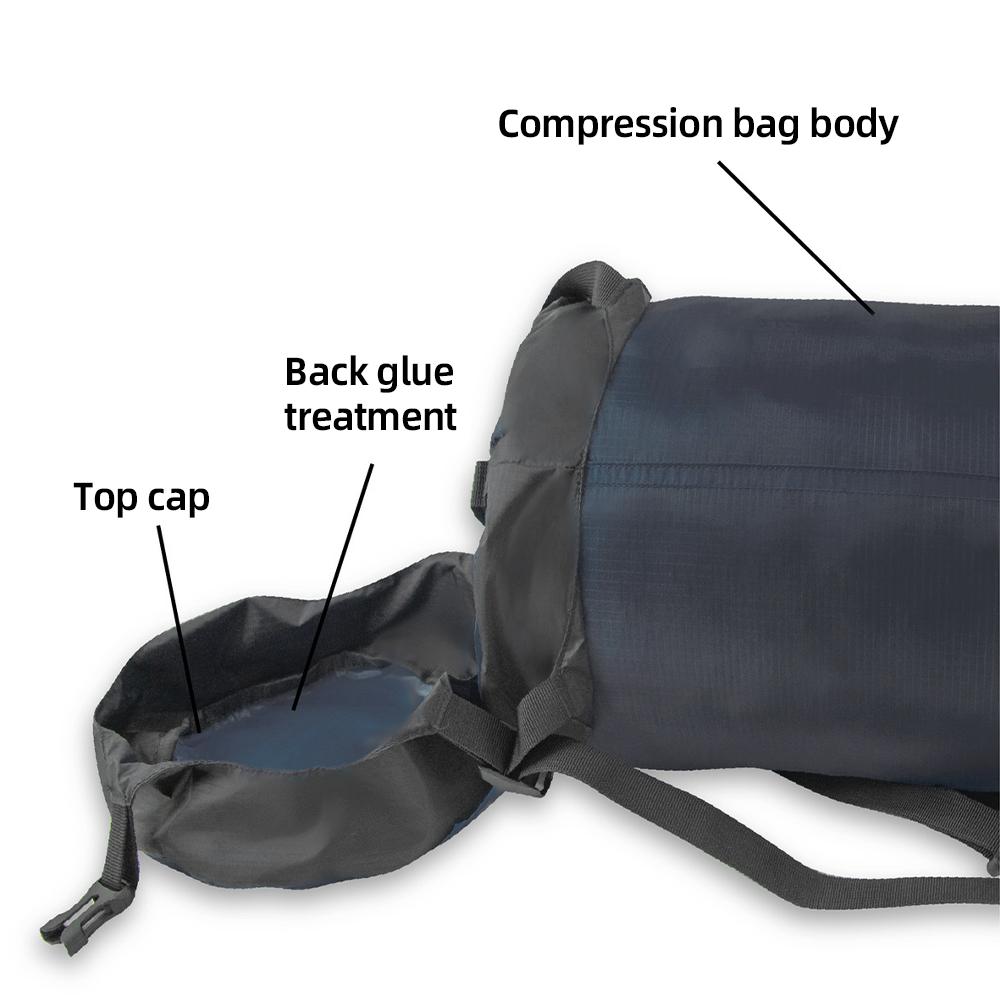 Компрессионный мешок для хранения спального мешка, маленький, 5-35л, 40D Ripstop